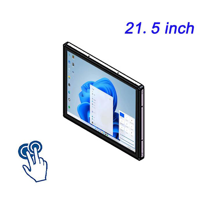 Monitoreo de pantalla táctil de marco abierto de 21,5 pulgadas con puertos de entrada VGA HDM1