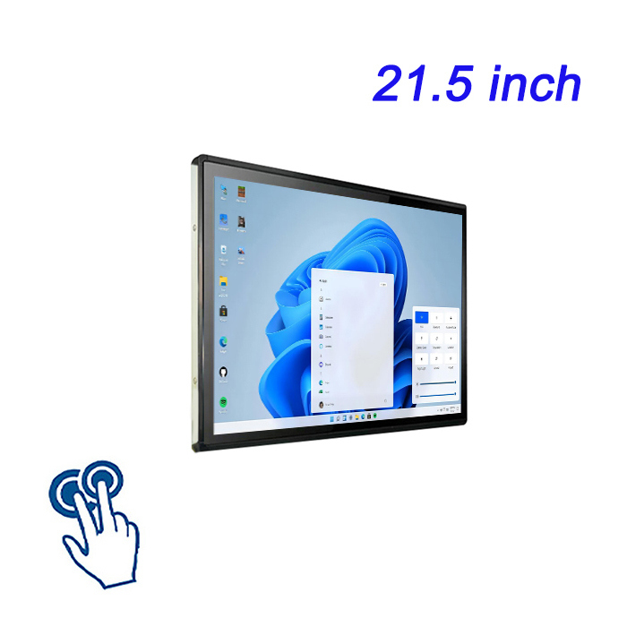 Monitoreo de pantalla táctil de marco abierto de 21,5 pulgadas con puertos de entrada VGA HDM1