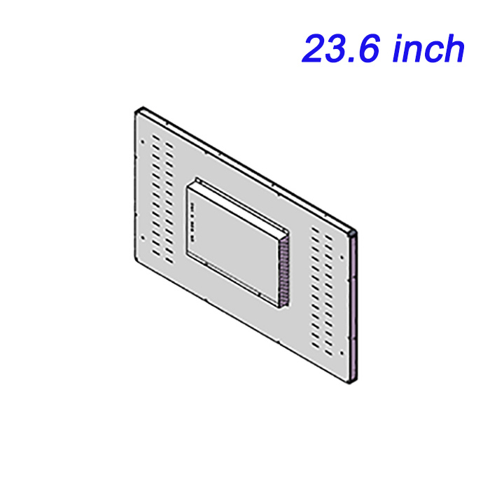 Casilla de metal de 23.6 pulgadas Incorporado IP65 PC resistente al agua Panel de pantalla táctil industrial capacitivo PC todo en uno
