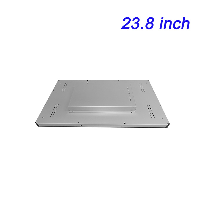 Pantalla LCD táctil capacitiva de 23.8 pulgadas con marco de metal, compatible con controladores y software personalizables