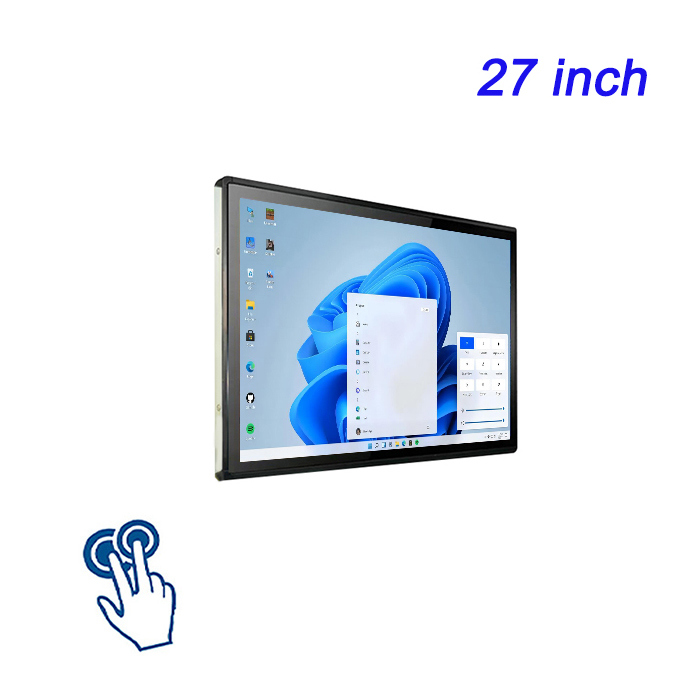 PC táctil industrial de pantalla ancha de 27 pulgadas HMI Window IP65 Panel PC industrial integrado a prueba de agua