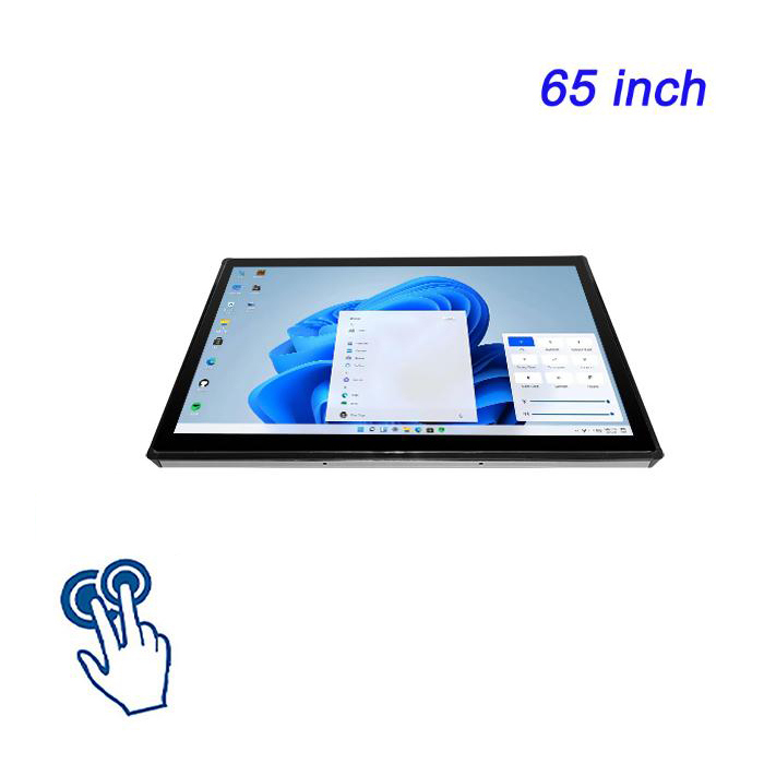 Gran pantalla táctil de tableta de 65 pulgadas Windows Computadora integrada pantalla LCD panel de montaje de pared monitor de PC