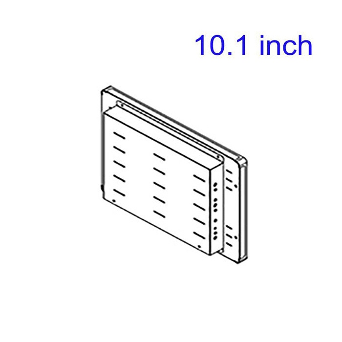 Waterproof IP67 Display Embedded 10.1 Inch Wall Mount Capacitive Industrial LCD Monitor