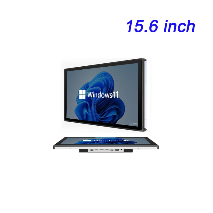 15.6 pulgadas Red Windows Incorporada Inteligente de pantalla dividida Gestión remota Control industrial Todo en uno Computadora