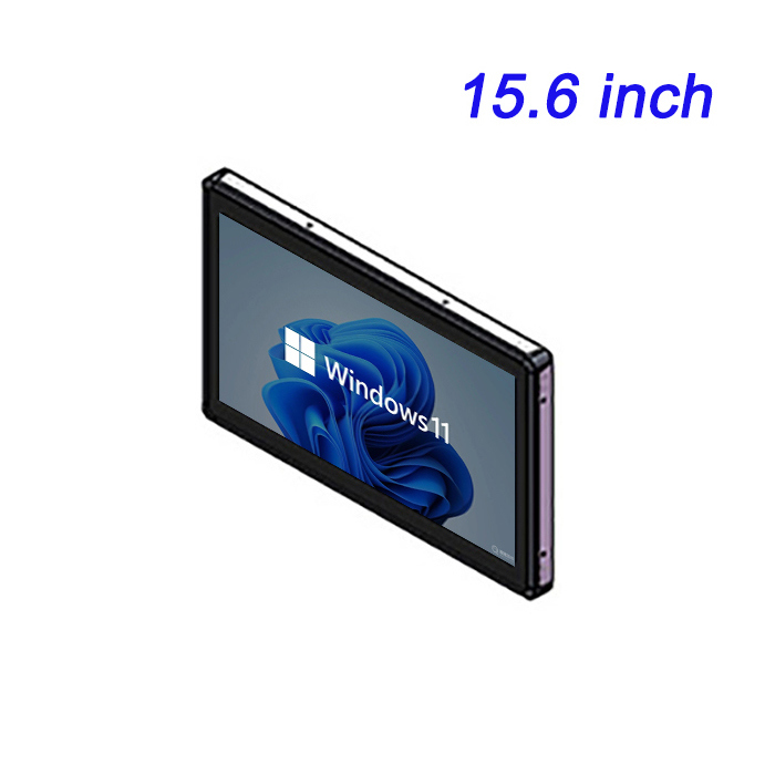 15.6 pulgadas Red Windows Incorporada Inteligente de pantalla dividida Gestión remota Control industrial Todo en uno Computadora