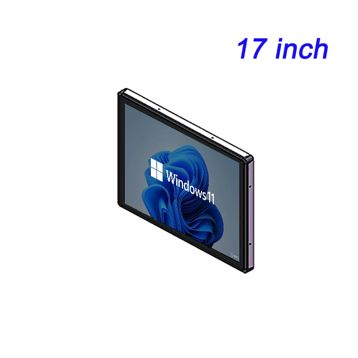 17 pulgadas Edificio Incorporado Todo en uno Pantalla LCD de alta definición Máquina de publicidad inteligente