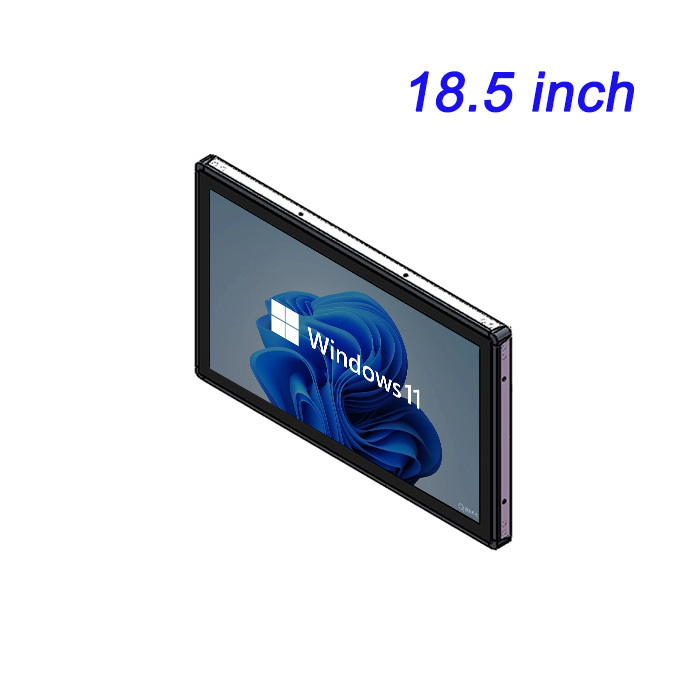 18.5-inch Windows Narrow Edge Ultra-thin Design Wall Mounted Rugged PC Monitor, Manufacturer Wholesale Price