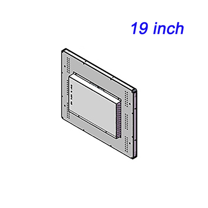 Máquina todo en uno de control industrial integrado de 19 pulgadas para pantalla de máquina expendedora con pantalla táctil de autoservicio
