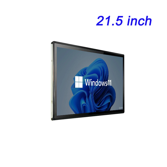 Pantalla industrial de 21.5 pulgadas, computadora industrial integrada para control, pantalla LCD