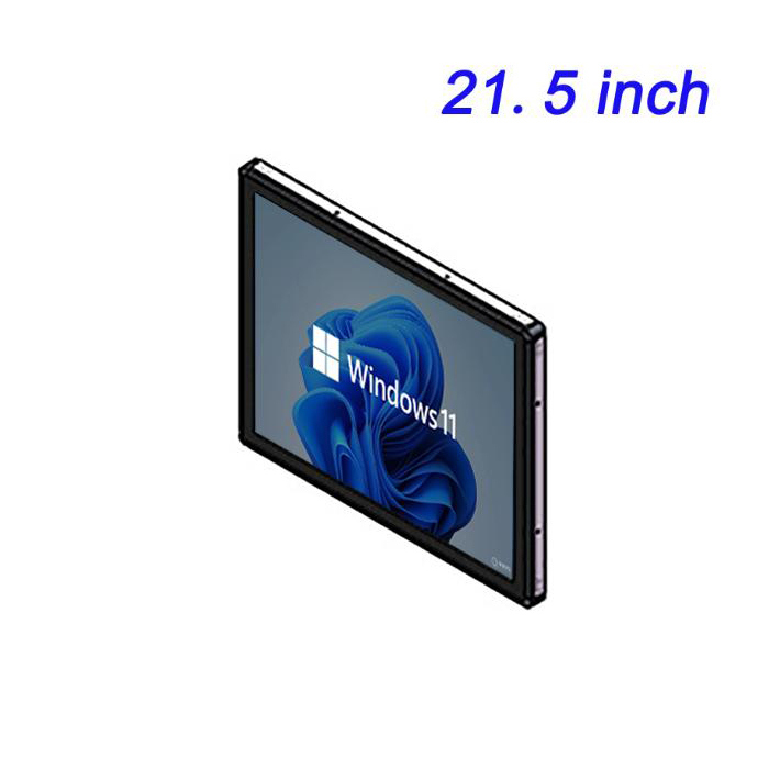 Pantalla industrial de 21.5 pulgadas, computadora industrial integrada para control, pantalla LCD