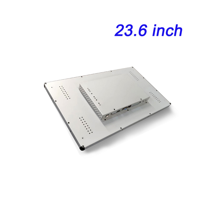 Tableta industrial de 23,6 pulgadas para taller, resistente al polvo, con resistor integrado, configuración Windows PLC, pedido principal