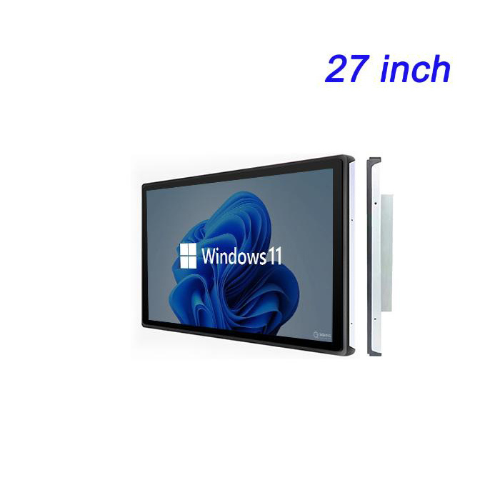 27 pulgadas Terminal de autoservicio PLC de monitoreo y consulta de pantalla capacitiva integrada