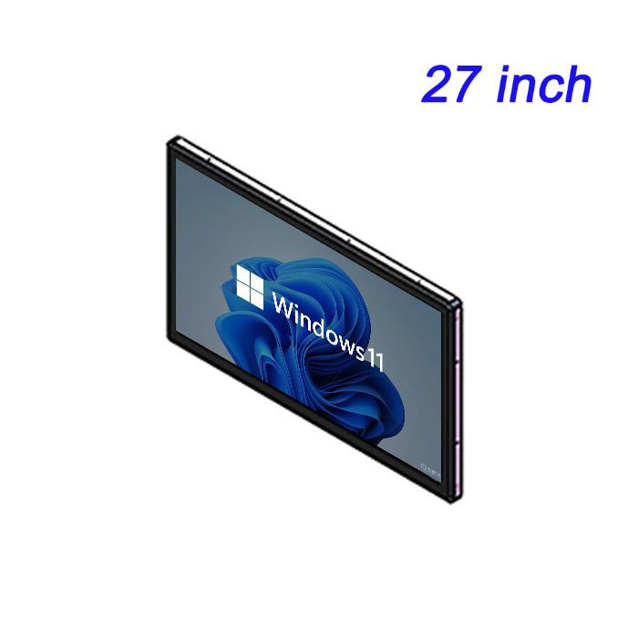 27 pulgadas Terminal de autoservicio PLC de monitoreo y consulta de pantalla capacitiva integrada