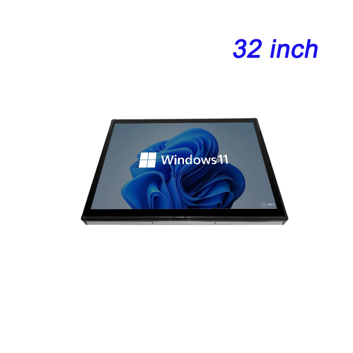 32 pulgadas Control industrial incorporado personalizable Computación integrada Display de monitoreo de capacidad de resistencia industrial