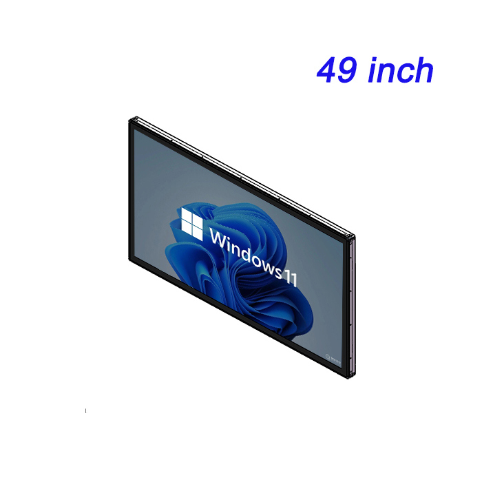 49 pulgadas todo el aluminio incluido control industrial todo en uno computadora industrial integrada tablet computadora