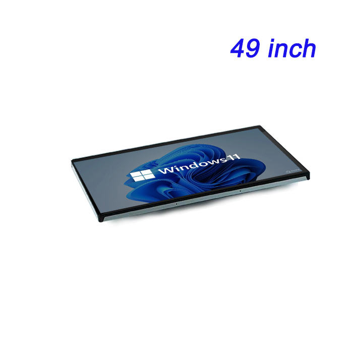 49 pulgadas todo el aluminio incluido control industrial todo en uno computadora industrial integrada tablet computadora