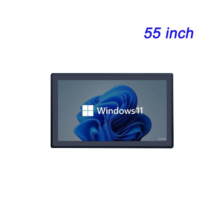 55 pulgadas Embedded control industrial tableta de ordenador taller de la línea de montaje de datos de la pantalla del tablero