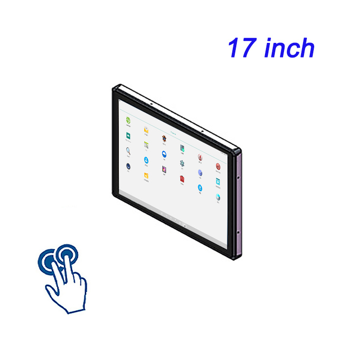 ZXTLCD de 17 pulgadas Embedded Industrial Android Capacitive Touch Screen Control industrial Computadora integrada Configuración de PLC Tablet Computadora