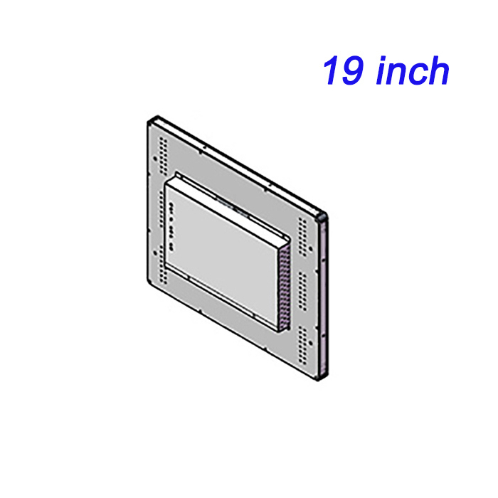 ZXTLCD Control industrial embebido Toque todo en uno Máquina de 19 pulgadas Display capacitivo completamente cerrado Taller de computadora superior