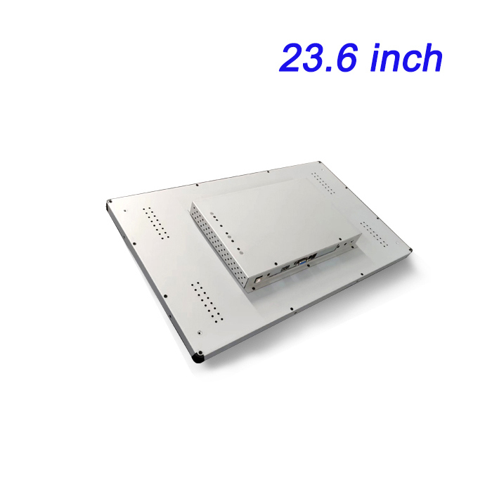 ZXTLCD 23,6 inch nhúng màn hình điều khiển công nghiệp hoàn toàn đóng màn hình công nghiệp tất cả trong một máy cảm ứng màn hình công suất phẳng tinh khiết