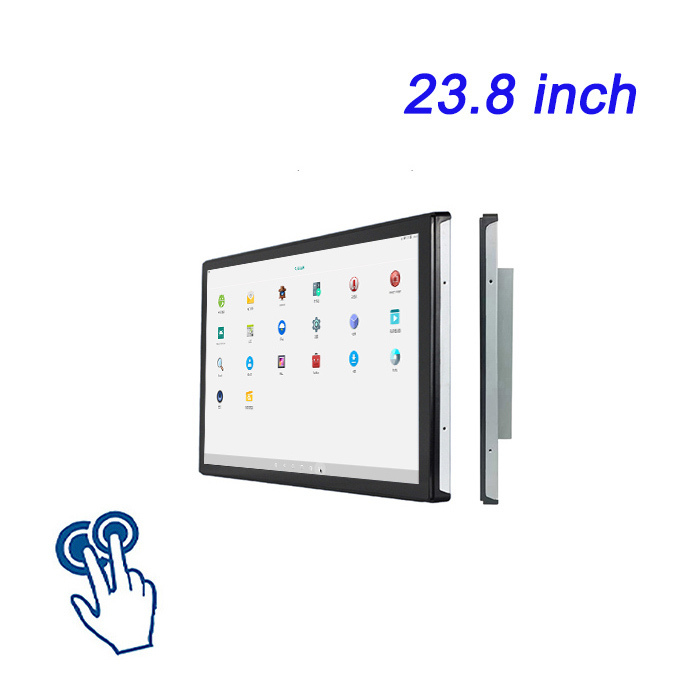 23.8 pulgadas ZXTLCD Embedded Control Industrial Host PLC Configuración Taller Industrial Todo en una máquina