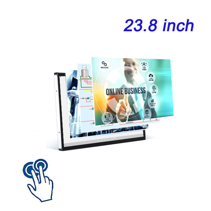 23.8 pulgadas ZXTLCD Embedded Control Industrial Host PLC Configuración Taller Industrial Todo en una máquina
