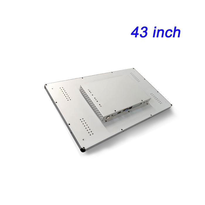 43 pulgadas Incorporado totalmente cerrado de grado industrial toque todo en una máquina Android capacitiva pantalla táctil