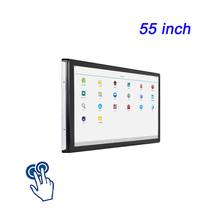 55 pulgadas de anfitrión integrado completamente cerrado industrial capacitivo toque sin ventilador taller a prueba de polvo y a prueba de agua tableta computadora