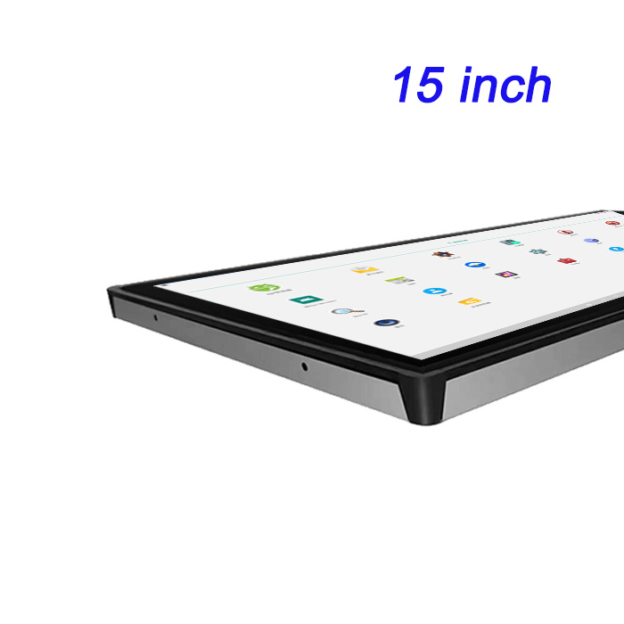 15 pulgadas Control industrial completamente cerrado integrado máquina todo en uno sistema Android pantalla multifunción
