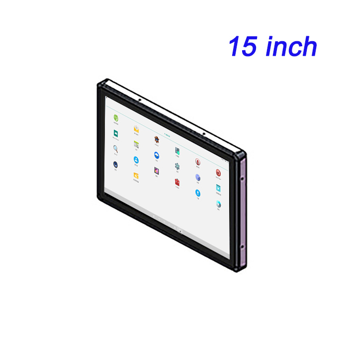 15 pulgadas Control industrial completamente cerrado integrado máquina todo en uno sistema Android pantalla multifunción