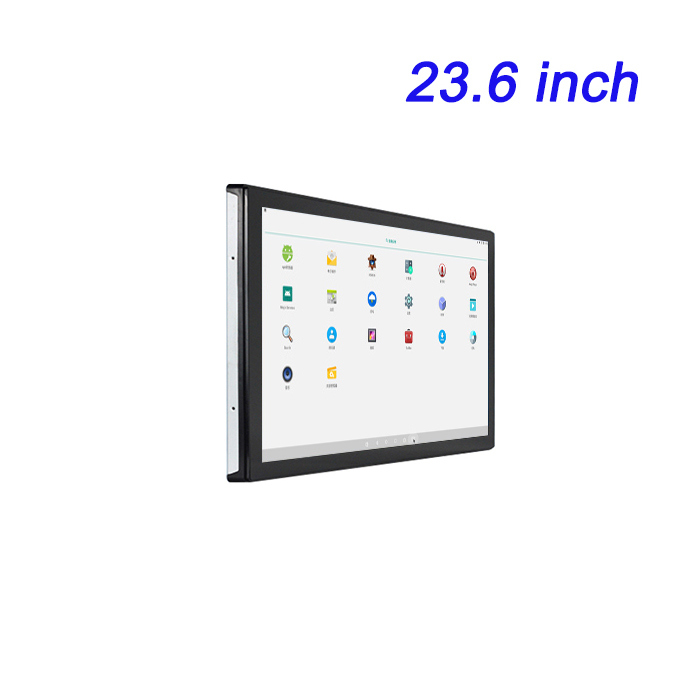 23.6 pollici attrezzature industriali incorporate con display di controllo industriale PLC schermo completamente chiuso Android laboratorio di elaborazione del computer stazione di lavoro macchina integrata