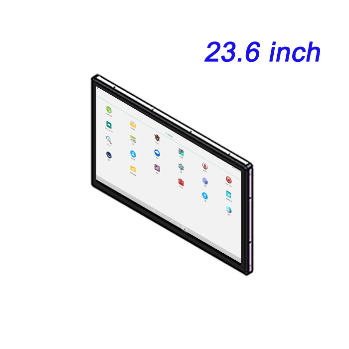 23.6 pollici attrezzature industriali incorporate con display di controllo industriale PLC schermo completamente chiuso Android laboratorio di elaborazione del computer stazione di lavoro macchina integrata