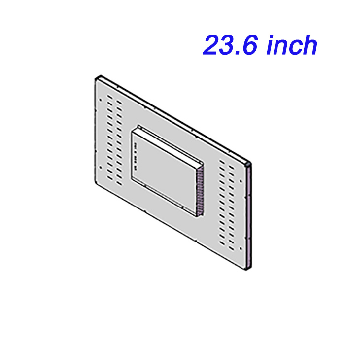 23.6 pollici attrezzature industriali incorporate con display di controllo industriale PLC schermo completamente chiuso Android laboratorio di elaborazione del computer stazione di lavoro macchina integrata
