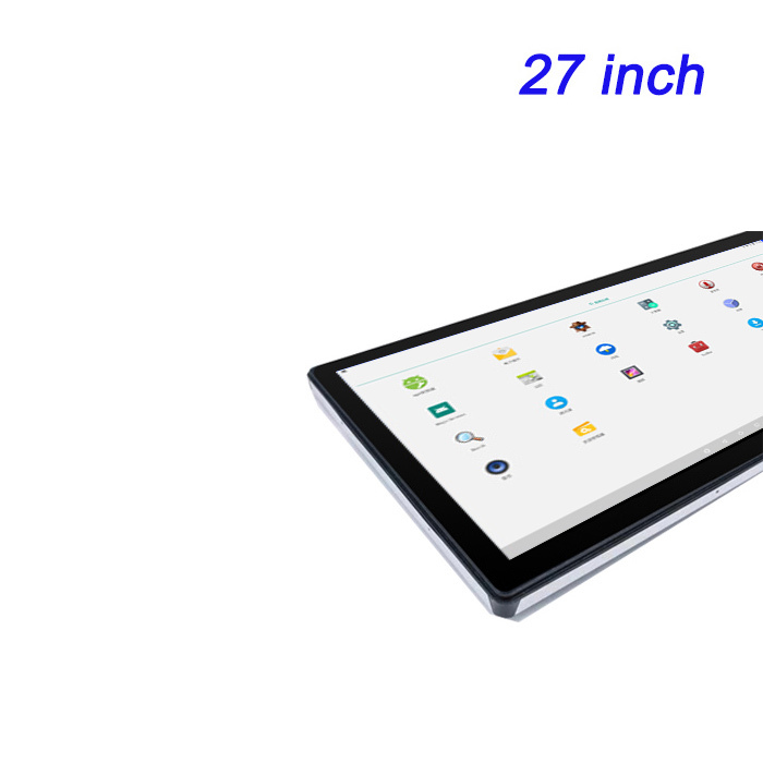 27 pulgadas de control industrial totalmente cerrado toque todo en uno nivel de la máquina pantalla incorporada a prueba de polvo
