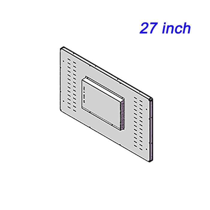 27 pulgadas de control industrial totalmente cerrado toque todo en uno nivel de la máquina pantalla incorporada a prueba de polvo
