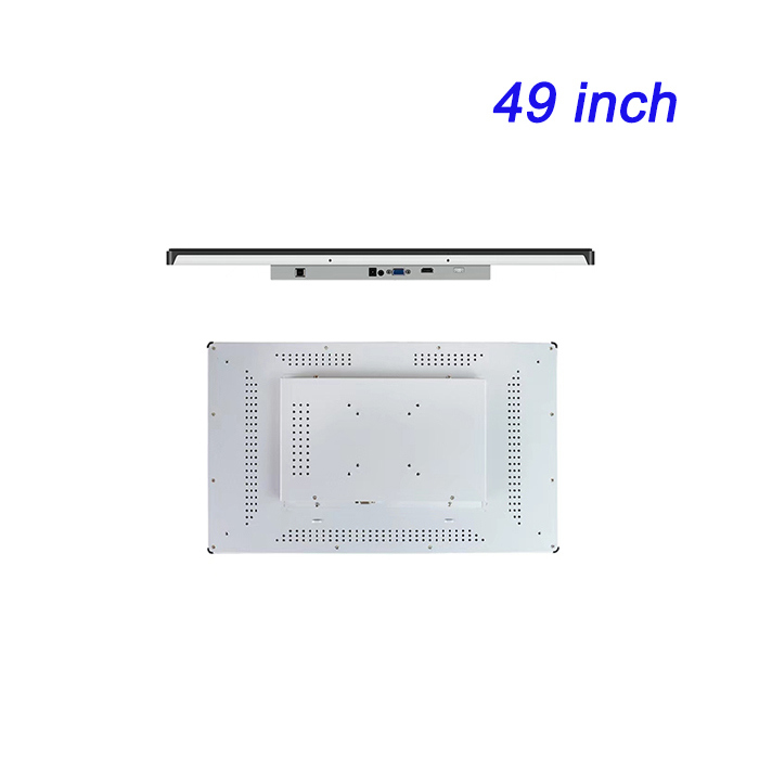 Computadora de control industrial de grado militar Todo en uno 49 pulgadas Incorporado condensador a prueba de polvo Táctil Control industrial Tablet pantalla LCD