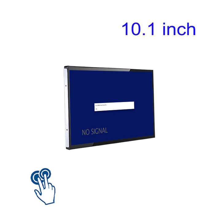 10.1 Inch ZXTLCD Fanless Dustproof Silent Monitoring Query CNC Equipment Embedded Touch Industrial Display