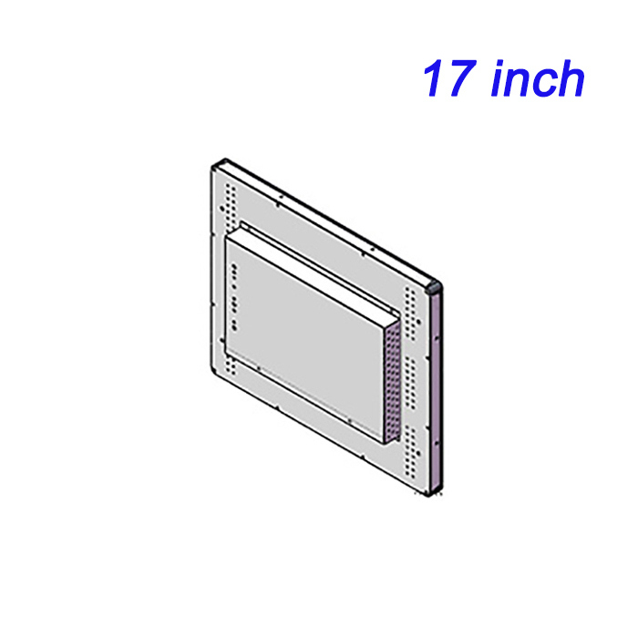 Terminal de autoservicio de 17 pulgadas montado en la pared de grado industrial pantalla táctil a prueba de explosiones se puede utilizar para consulta de autoservicio en restaurantes, estaciones de pedidos, etc.