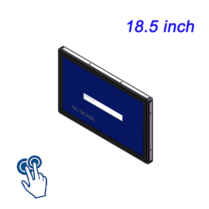18.5 pulgadas Servicio de pantalla doble supermercado restaurante autoservicio cajero y máquina de pedidos