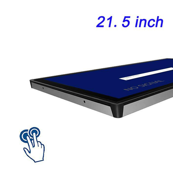 21.5 Inch All Aluminum Fully Enclosed Dust-proof Workshop Industrial Embedded Capacitor Touch Industrial Display