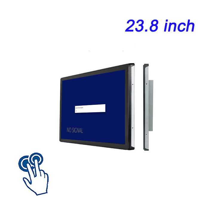 ZXTLCD 23.8 pulgadas de caja capacitiva pantalla externa de control industrial integrado terminal Android Industrial pantalla LCD táctil
