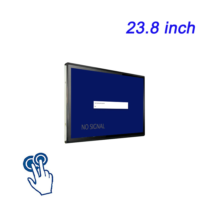 ZXTLCD 23.8 pulgadas de caja capacitiva pantalla externa de control industrial integrado terminal Android Industrial pantalla LCD táctil