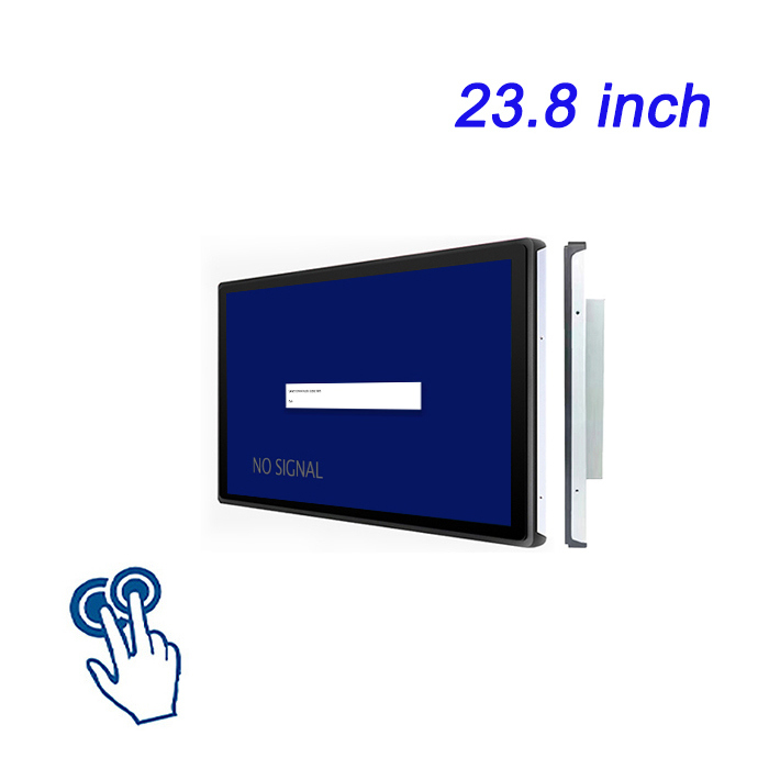 ZXTLCD 23.8 pulgadas de caja capacitiva pantalla externa de control industrial integrado terminal Android Industrial pantalla LCD táctil