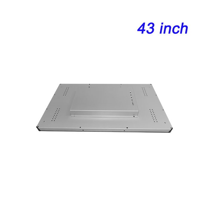 43 pulgadas totalmente cerrada a prueba de polvo máquina táctil incorporada red dual multi puerto serial capacitivo pantalla