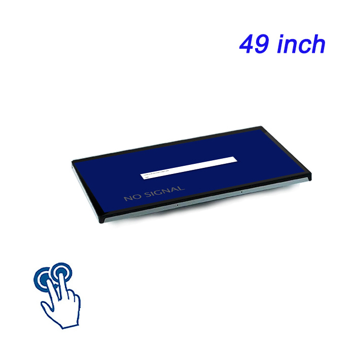 Máy tính bảng nhúng cảm ứng điện trở thông minh 49 inch, cấu hình PLC, màn hình gọi món