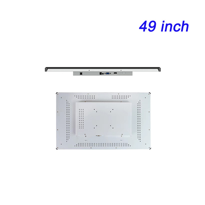 Máy tính bảng nhúng cảm ứng điện trở thông minh 49 inch, cấu hình PLC, màn hình gọi món