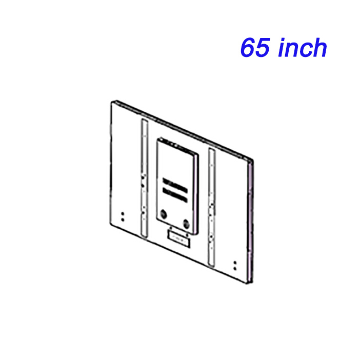 65 Inch Conventional Embedded Workshop Industrial Waterproof Capacitor Panel Mount TouchScreen