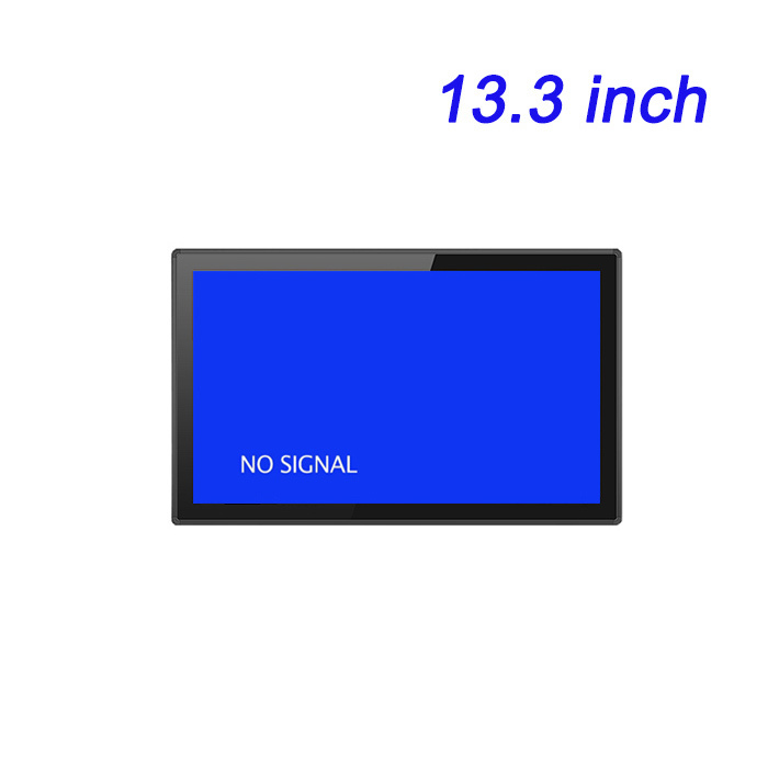 13.3 inch Intelligent Network Embedded Multimedia Promotion Panel Mount Computer Monitor