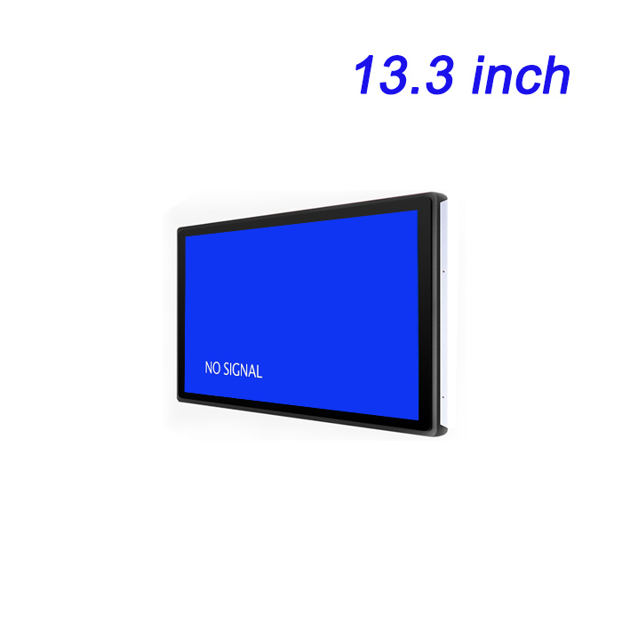 13.3 inch Intelligent Network Embedded Multimedia Promotion Panel Mount Computer Monitor