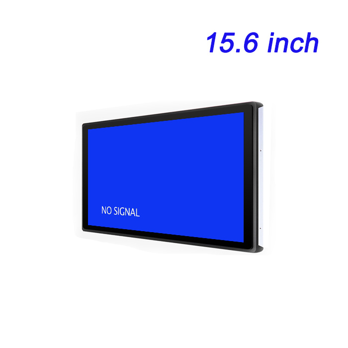 Fabricante de pantallas LCD de publicidad de alta definición económicas y comerciales integradas de 15,6 pulgadas, personalizables